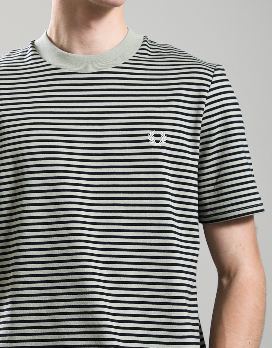 Fine Stripe Heavyweight T-shirt Sea Grass