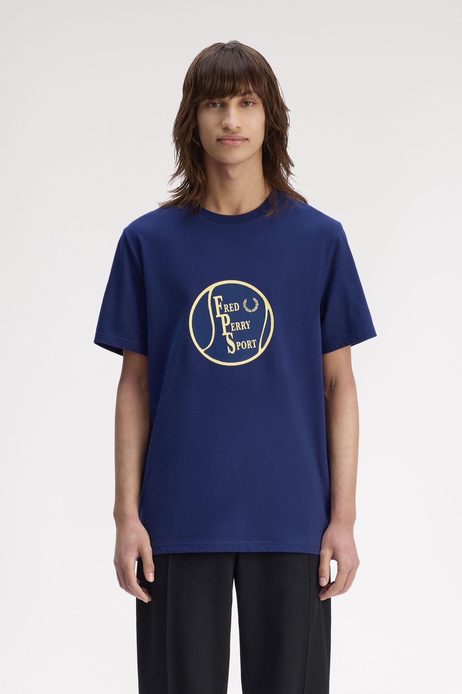 Fred Perry Tennis T-Shirt navy blue