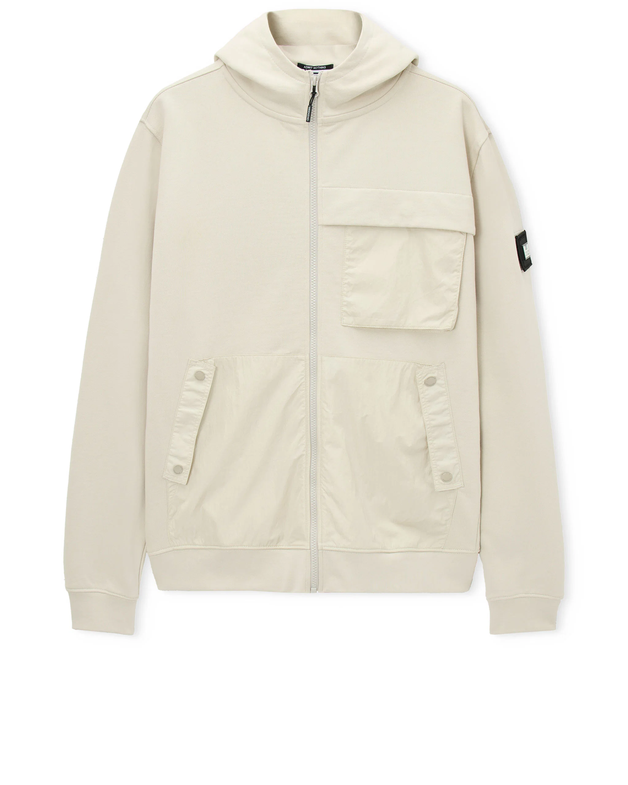 HOODIE DAPONTE/CEMENT