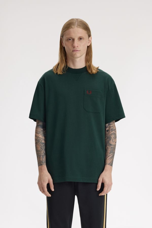 Ringer T-Shirt Green